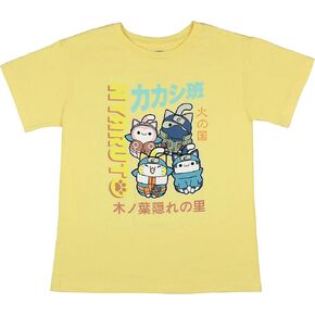Nyanto x Naruto Nyruto Girls' Sasuke Kakashi Haruno Kids T-Shirt Tee in Saudi Arabia