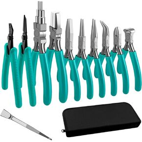 C&T 3-Piece Jewelry Pliers Set, Jewelry Making Tools Kit, Micro Jewelry Pliers Set, Jewelry Making Supplies, Pliers set for jewellery making bead winding and shaping wire DIY Crafts in Kuwait