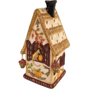 Blue Sky Clayworks Autumn Candle House, Ceramic, Home Decor Accents in Saudi Arabia