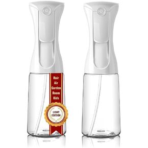 Mistifi Continuous Ultra Fine Mist Spray Bottle – Refillable Water Mister for Hair, Hairstyling, Barber, Salon, Plants, Cleaning, Skincare (200ml 1Pc, Transparent bottle) in Saudi Arabia
