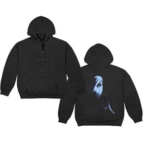 ROSALÍA unisex-adult Official Merch Rosalía Lux Cross Hoodie Black in Saudi Arabia