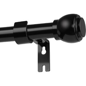 Curtain Rods for Windows 28" to 48", Single Window Rods 1" Diameter Drapery Telescoping, Adjustable Heavy Duty Curtain Rod with Brackets in Kuwait