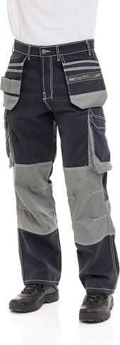 Men’s Cargo Durable Pants Work Trouser with Tool Pockets Tactical Construction Work Safety Pants in Kuwait