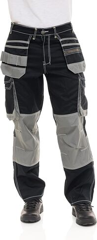Men’s Cargo Durable Pants Work Trouser with Tool Pockets Tactical Construction Work Safety Pants in Saudi Arabia