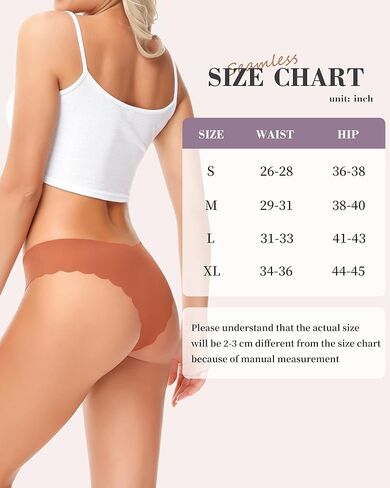5 Pack Seamless Thongs for Women No Show Wavy Edge Side Women's Thong panties Women Underwear Sexy S-XL in Saudi Arabia