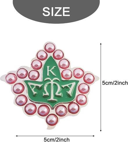 AKA Pin Pink and Green AKA Paraphernalia Brooch Pins Pearl Brooch for Women Enamel Pins AKA Sorority Gifts for Women in Saudi Arabia
