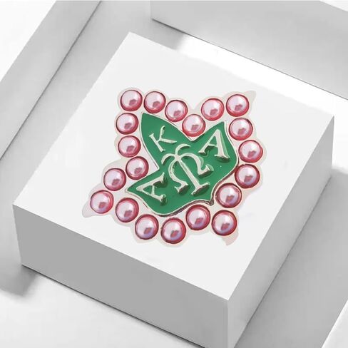 AKA Pin Pink and Green AKA Paraphernalia Brooch Pins Pearl Brooch for Women Enamel Pins AKA Sorority Gifts for Women in Saudi Arabia