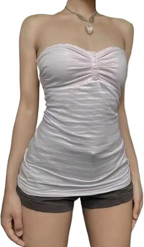 Y2k الجرونج صديرية دائرية المرأة نزوة توي جرافيك المحاصيل الخروج العصابة الأعلى Mcbling Emo 2000s بلا أكمام ملابس الشارع الشهير in Kuwait
