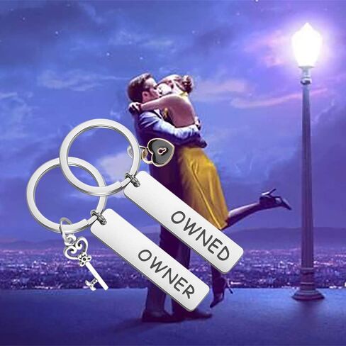 MAOFAED Couple Keychain Set Owner and Owned Keychain BDSM Gifts Daddydom Gift DDLG Gifts Babygirl Gift Couple Gift in Saudi Arabia