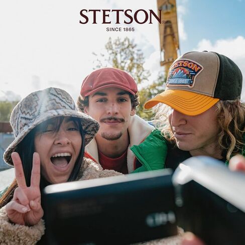 Stetson Hacksaw Trucker Cap 5 Panel Snapback Unisex Summer Winter in Saudi Arabia
