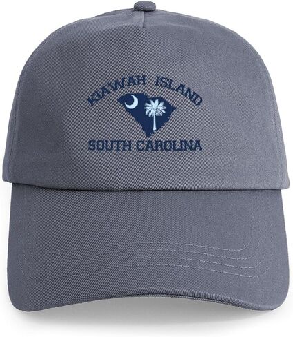 قبعة بتصميم خريطة CafePress Kiawah Island SC قبعة بيسبول قابلة للتعديل in Kuwait