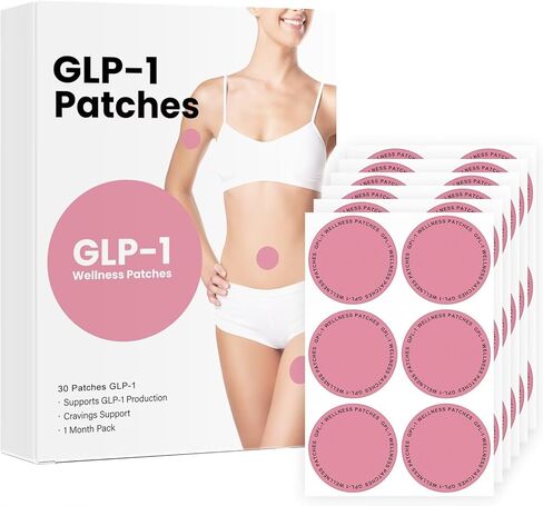 لصقات GLP-1 طبيعية نقية للنساء والرجال، 30 قطعة S5 in Kuwait