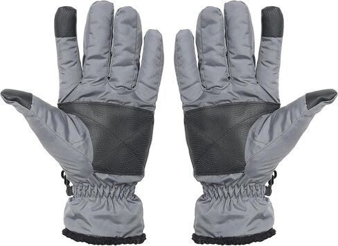 Heat Logic Thermal Winter Gloves, Touchscreen Compatible with Fleece Lining For Cold Weather, Water-Resistant Hiking Gloves in Saudi Arabia