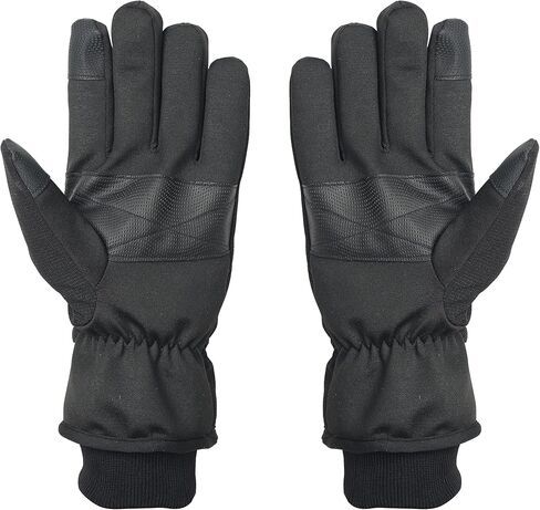 Heat Logic Thermal Winter Gloves, Touchscreen Compatible with Fleece Lining For Cold Weather, Water-Resistant Hiking Gloves in Saudi Arabia