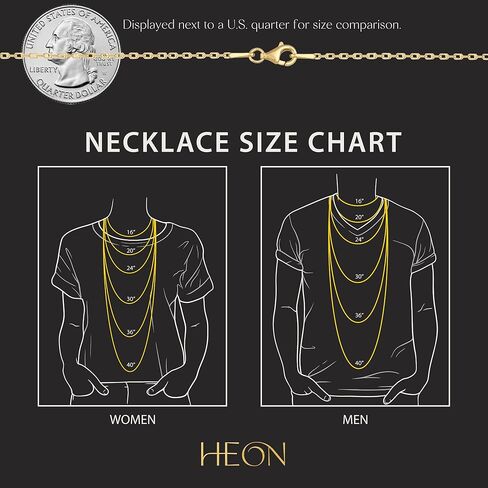 24K Real Gold Plated 925 Sterling Silver Cable Chain Necklace for Women | 0.5 Micron Thick | 1.3mm Diamond Cut Solid Links – Dainty, Durable & Hypoallergenic in Saudi Arabia