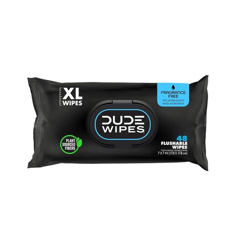 DUDE WIPES Disposable Wet Wipes 48 count in Saudi Arabia
