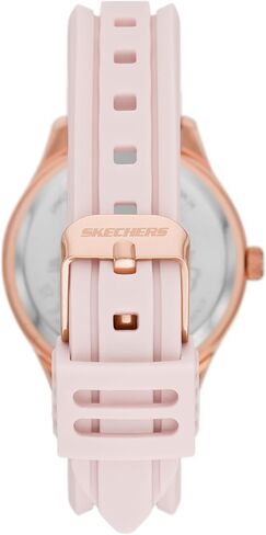 Skechers Women's Quartz Three-Hand Watch & Stackable Bracelet Gift Set, Color: Rose Gold, Blush Pink (Model: SR9061) in Saudi Arabia