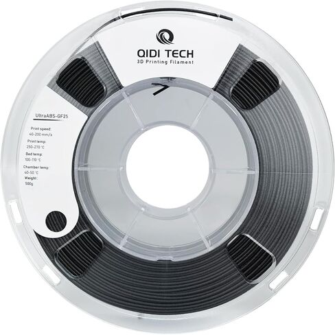 R QIDI TECHNOLOGY PAHT-CF Carbon Fiber high Temperature Nylon Filament 1.75mm,1Kg Spool 3D Printing Filament, high Strength, high Precision，Black in Kuwait