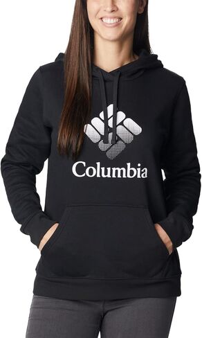 Columbia Women's Trek Graphic Hoodie, Collegiate Navy/White, 3X Plus in Saudi Arabia