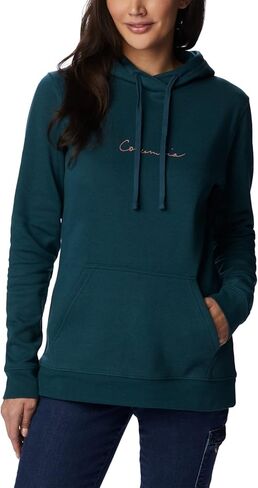 Columbia Women's Trek Graphic Hoodie, Collegiate Navy/White, 3X Plus in Saudi Arabia