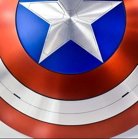 Captain Shield Unique Design Steel Shield Metal Cosplay and Roleplay Medieval Amrica Shield Christmas & Thanksgiving Gifts, As Shown Picture, AEC18 in Saudi Arabia