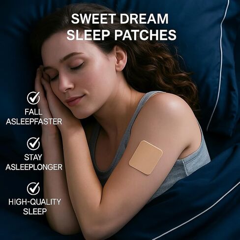 رقعات نوم للبالغين بقوة إضافية، 60 قطعة من مساعدات النوم الطبيعية للنوم العميق، رقعات الحلم الجميل للنساء والرجال in Kuwait