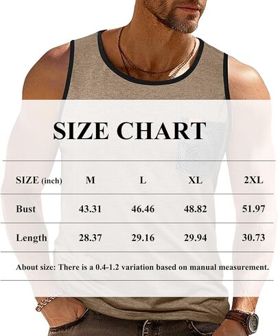 Men's Workout Sleeveless Shirts Muscle Shirt Gym Fitness Beach Tank Tops in Saudi Arabia