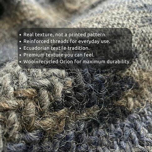 Wool Poncho (Black Grey) in Saudi Arabia