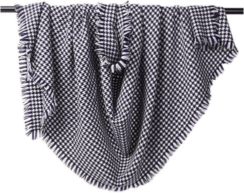 High Grade Extra Large Oversized Cashmere Houndstooth Shawls and Wraps 100% Wool Stole Scarves in Saudi Arabia