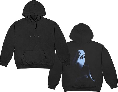 ROSALÍA unisex-adult Official Merch Rosalía Lux Cross Hoodie Black in Saudi Arabia