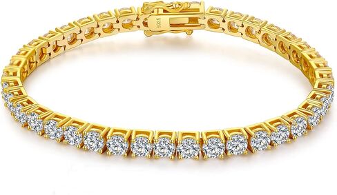 jiamiaoi Sparkle Tennis Bracelet for Women 925 Sterling Silver mit Brilliant 5A+ Zirconia Bracelet in Saudi Arabia