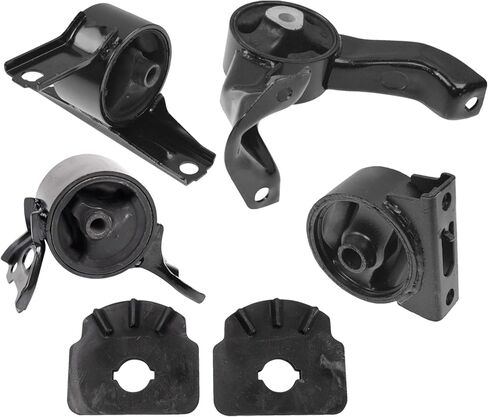 TRQ Engine Motor & Transmission Mount Set Kit Compatible with 2003-2008 Corolla / 2003-2006 Matrix / 2003-2006 Vibe in Kuwait