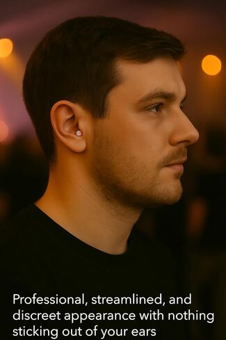 Professional-Grade High Fidelity Reusable Ear Plugs. Hearing Protection w/No Loop or Loops Sticking Out. Earplugs for Concerts, Musicians, Shooters, Motorcycles, and Every Environment. in Saudi Arabia