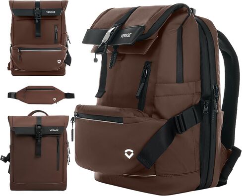 Verage 16 Inch Laptop Backpack Travel Anti Theft Durable Laptops Backpack with USB Charging Port,Water Resistant Business Bag for Women & Men in Kuwait