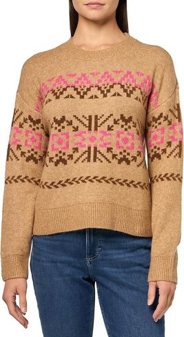 Lucky Brand Womens Fair Isle Crew Neck in Saudi Arabia