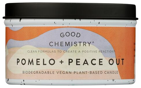 Good Chemistry Pomelo + Peace Out Tin Candle, 5.6 Oz in Saudi Arabia
