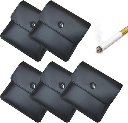 5 Pack Portable Reusable Pocket Ashtray, Bug Cigarette Ash, Flame Retardant, Odorless in Saudi Arabia