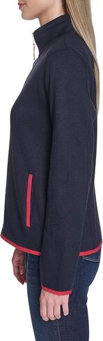 Nautica womens Mockneck Zip Up Fleece Jacket in Saudi Arabia