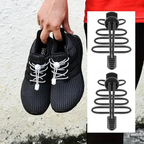 Elastic No Tie Shoe Laces, Elastic Shoe Laces One Size Fits All, for Adults, Elastic No Tie Shoe Laces in Saudi Arabia