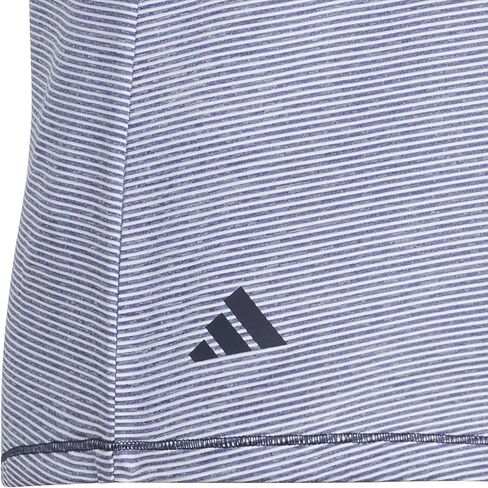 قميص بولو نسائي مخطط بدون أكمام من Adidas للفتيات، مقاس X-Small in Kuwait