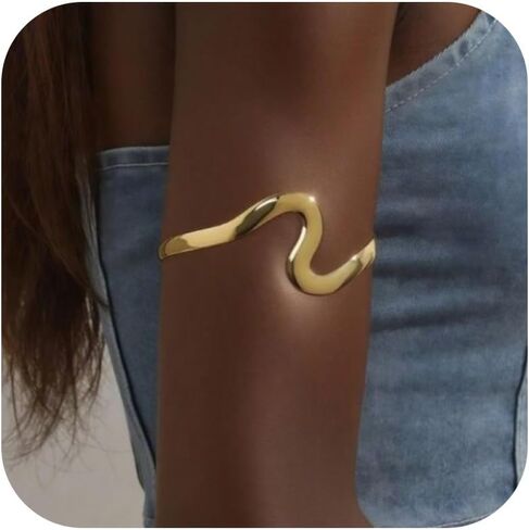 72ore Gold Arm Cuff for Women Flower Design Cuff Bracelet Jewelry Gifts for Women Trendy in Saudi Arabia