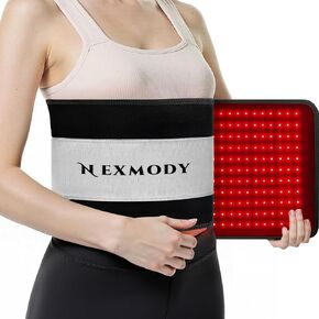 وسادة العلاج بالضوء الأحمر للجسم بالقرب من غلاف العلاج بالضوء بالأشعة تحت الحمراء مع مؤقت 24 بوصة × 12 بوصة وسادة علاج ضوئي كبيرة لتخفيف آلام العضلات والكتف والبطن والظهر in Kuwait