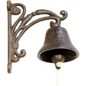 Vintage Rustic Cast Iron Bell - Dinner Bell - Wall Mounted Door Bell - Decorative Outdoor Bell in Saudi Arabia