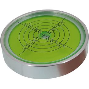 74x15mm المعادن الفقاعة الأفقية العالمية مستوى الفقاعة عالية الدقة مستديرة مستوى الفقاعة التثبيت شريط المعايرة 10 ′ / 2mm (أخضر) in Kuwait