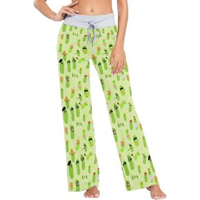 Women Pajama Pant Drawstring Pajama Bottoms Sleep PJs Lounge Pants in Kuwait