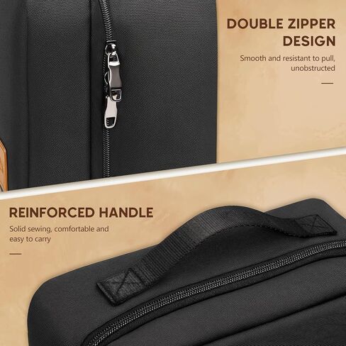 Toiletry Bag for Men,Mens Travel Toiletry Organizer,Men's Travel Essentials,Water Resistant Shaving Bag for Toiletries Accessories -Black in Saudi Arabia