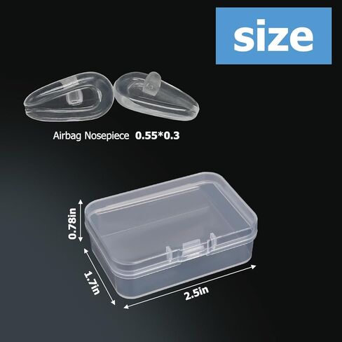 10 Pairs of Soft Eyeglass Nose Pads, Eyeglasses Repair Kit, Nose Rest Set, Soft Model in Saudi Arabia