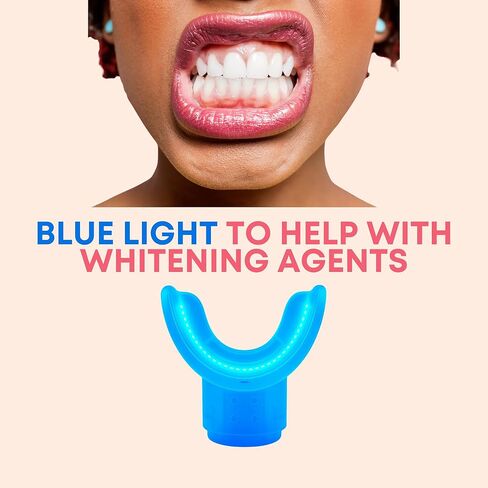 Rayvia - Red Light Therapy Device for Face, Lips - Lip Plumper - Collagen Booster - Anti-Aging Skincare Tool for Women - Fine Line Reducer - Blue Light Whitening Mouthpiece - Home Beauty (Gold) in Saudi Arabia