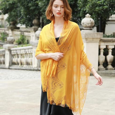 Shawls Wraps for Women Evening Dresses Summer Lace Shawl for Wedding in Saudi Arabia