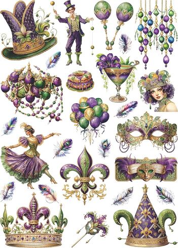 Floral Hearts Rice Paper, 11.5 x 16 inch (1pc) - Mulberry Paper for Decoupage Furniture Print Crafts in Saudi Arabia